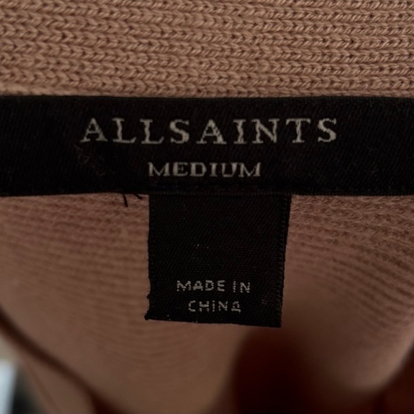 All Saints Off-the-Shoulder Sweater - Mauve - Picture 2 of 4